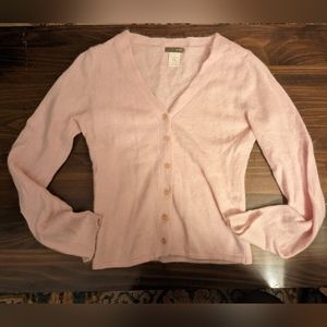 J. Crew Angora Pink Cardigan Sweater S. 2000s style